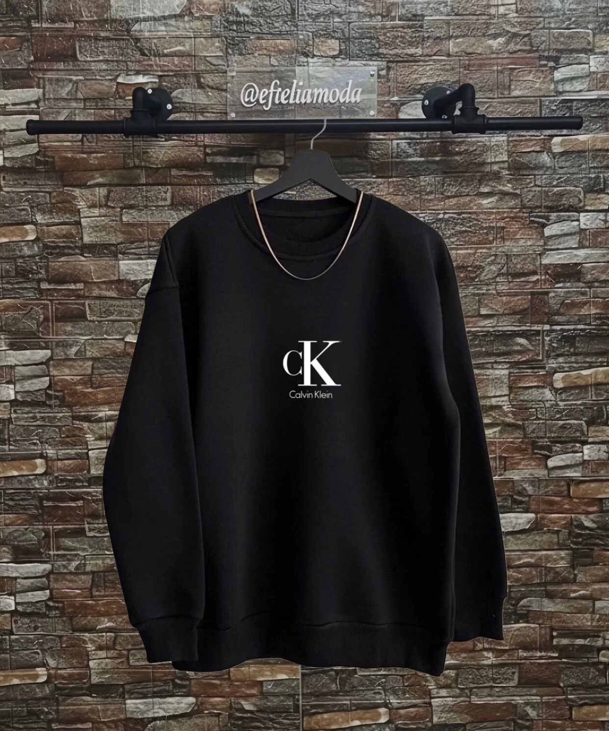 CK SİYAH SWEATSHİRT